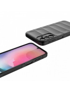 Magic Shield Fodral för Samsung Galaxy A24 4G flexibelt pansarskal ljusblått