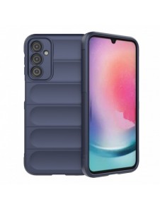 Magic Shield Fodral till Samsung Galaxy A24 4G flexibelt pansarskal blå