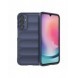 Magic Shield Fodral till Samsung Galaxy A24 4G flexibelt pansarskal blå