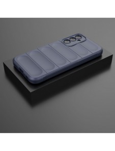 Magic Shield Fodral till Samsung Galaxy A24 4G flexibelt pansarskal blå