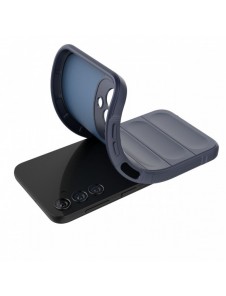 Magic Shield Fodral till Samsung Galaxy A24 4G flexibelt pansarskal blå