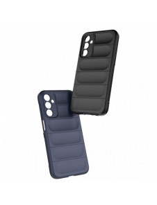 Magic Shield Fodral till Samsung Galaxy A24 4G flexibelt pansarskal blå