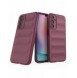 Magic Shield Fodral för Samsung Galaxy A24 4G flexibelt pansarskal vinröd