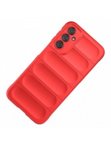 Magic Shield Fodral för Samsung Galaxy A24 4G flexibelt pansarskal vinröd