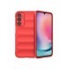 Magic Shield Fodral till Samsung Galaxy A24 4G flexibelt pansarskal rött