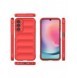 Magic Shield Fodral till Samsung Galaxy A24 4G flexibelt pansarskal rött