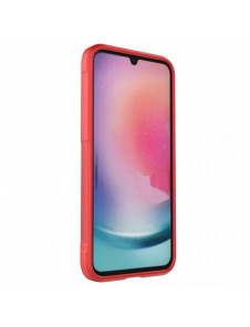 Magic Shield Fodral till Samsung Galaxy A24 4G flexibelt pansarskal rött