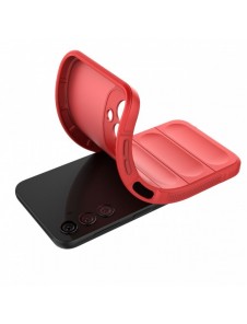Magic Shield Fodral till Samsung Galaxy A24 4G flexibelt pansarskal rött