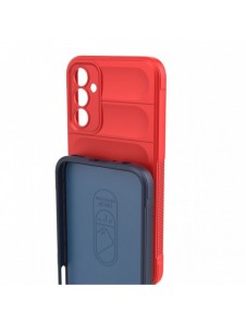 Magic Shield Fodral till Samsung Galaxy A24 4G flexibelt pansarskal rött