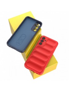 Magic Shield Fodral till Samsung Galaxy A24 4G flexibelt pansarskal rött