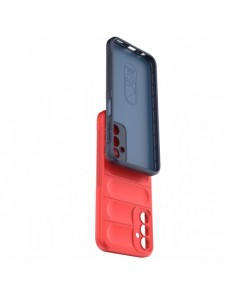 Magic Shield Fodral till Samsung Galaxy A24 4G flexibelt pansarskal rött