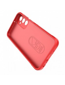 Magic Shield Fodral till Samsung Galaxy A24 4G flexibelt pansarskal rött