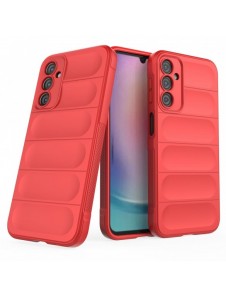 Magic Shield Fodral till Samsung Galaxy A24 4G flexibelt pansarskal rött