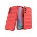 Magic Shield Fodral till Samsung Galaxy A24 4G flexibelt pansarskal rött