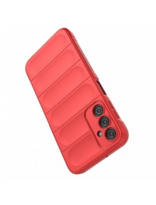 Magic Shield Fodral till Samsung Galaxy A24 4G flexibelt pansarskal rött