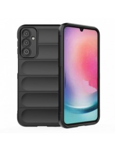 Magic Shield Fodral till Samsung Galaxy A24 4G flexibelt pansarskal svart