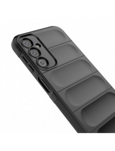 Magic Shield Fodral till Samsung Galaxy A24 4G flexibelt pansarskal svart
