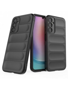 Magic Shield Fodral till Samsung Galaxy A24 4G flexibelt pansarskal svart
