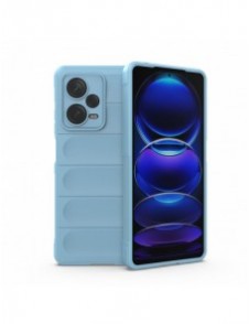 Magic Shield-fodral till Xiaomi Redmi Note 12 Pro+ flexibelt pansarskydd ljusblått