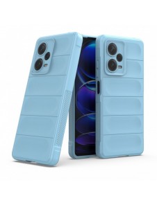 Magic Shield-fodral till Xiaomi Redmi Note 12 Pro+ flexibelt pansarskydd ljusblått