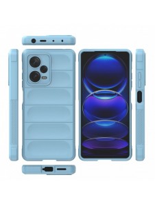 Magic Shield-fodral till Xiaomi Redmi Note 12 Pro+ flexibelt pansarskydd ljusblått