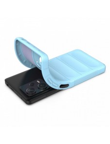 Magic Shield-fodral till Xiaomi Redmi Note 12 Pro+ flexibelt pansarskydd ljusblått