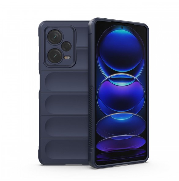 Magic Shield-fodral till Xiaomi Redmi Note 12 Pro+ flexibelt pansarskydd blå