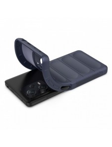 Magic Shield-fodral till Xiaomi Redmi Note 12 Pro+ flexibelt pansarskydd blå