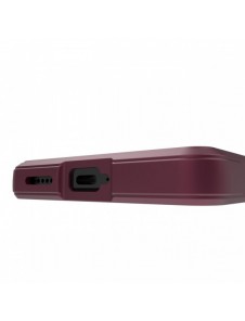 Magic Shield-fodral till Xiaomi Redmi Note 12 Pro+ flexibelt pansarfodral vinrött