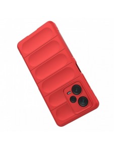 Magic Shield Fodral till Xiaomi Redmi Note 12 Pro+ flexibelt pansarskal rött