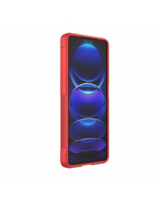 Magic Shield Fodral till Xiaomi Redmi Note 12 Pro+ flexibelt pansarskal rött