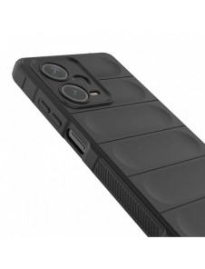 Magic Shield Fodral för Xiaomi Redmi Note 12 Pro+ flexibelt pansarskal svart