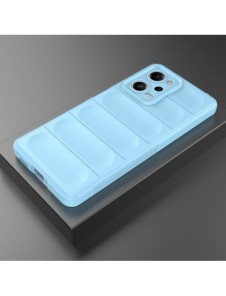 Magic Shield Case Cover för Xiaomi Redmi Note 12 Pro / Poco X5 Pro 5G Flexible Armor Cover Ljusblå