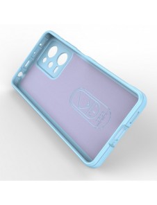 Magic Shield Case Cover för Xiaomi Redmi Note 12 Pro / Poco X5 Pro 5G Flexible Armor Cover Ljusblå