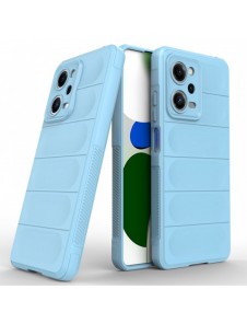 Magic Shield Case Cover för Xiaomi Redmi Note 12 Pro / Poco X5 Pro 5G Flexible Armor Cover Ljusblå