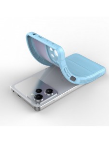 Magic Shield Case Cover för Xiaomi Redmi Note 12 Pro / Poco X5 Pro 5G Flexible Armor Cover Ljusblå