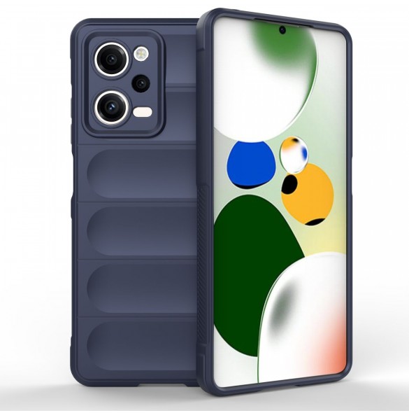 Magic Shield-fodral för Xiaomi Redmi Note 12 Pro / Poco X5 Pro 5G flexibelt pansarskydd blå