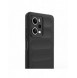 Magic Shield Case Cover för Xiaomi Redmi Note 12 Pro / Poco X5 Pro 5G Flexible Armor Cover Burgundy