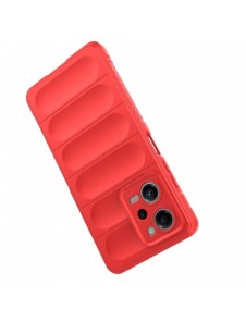 Magic Shield-fodral till Xiaomi Redmi Note 12 Pro / Poco X5 Pro 5G flexibelt pansarskal rött
