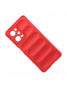 Magic Shield-fodral till Xiaomi Redmi Note 12 Pro / Poco X5 Pro 5G flexibelt pansarskal rött