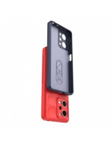 Magic Shield-fodral till Xiaomi Redmi Note 12 Pro / Poco X5 Pro 5G flexibelt pansarskal rött