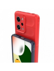 Magic Shield-fodral till Xiaomi Redmi Note 12 Pro / Poco X5 Pro 5G flexibelt pansarskal rött