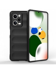 Magic Shield-fodral till Xiaomi Redmi Note 12 Pro / Poco X5 Pro 5G flexibelt pansarskal svart
