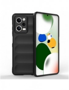 Magic Shield-fodral till Xiaomi Redmi Note 12 Pro / Poco X5 Pro 5G flexibelt pansarskal svart