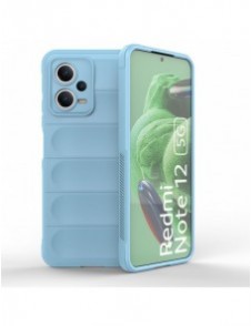 Magic Shield Case Cover för Xiaomi Redmi Note 12 5G / Poco X5 5G Flexible Armor Cover Ljusblå
