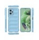 Magic Shield Case Cover för Xiaomi Redmi Note 12 5G / Poco X5 5G Flexible Armor Cover Ljusblå