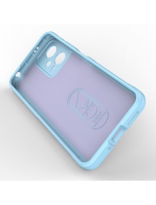 Magic Shield Case Cover för Xiaomi Redmi Note 12 5G / Poco X5 5G Flexible Armor Cover Ljusblå