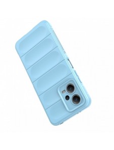 Magic Shield Case Cover för Xiaomi Redmi Note 12 5G / Poco X5 5G Flexible Armor Cover Ljusblå