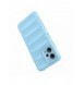 Magic Shield Case Cover för Xiaomi Redmi Note 12 5G / Poco X5 5G Flexible Armor Cover Ljusblå