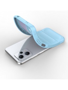 Magic Shield Case Cover för Xiaomi Redmi Note 12 5G / Poco X5 5G Flexible Armor Cover Ljusblå